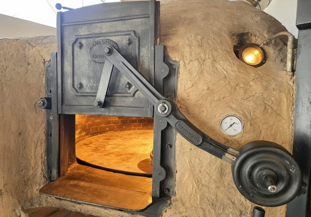 Horno asador de leña del Restaurante Contracultura